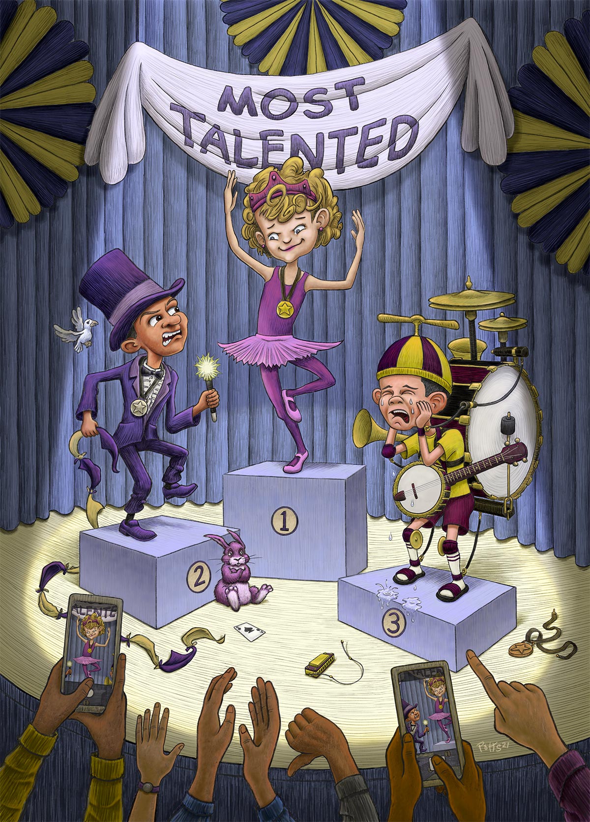 Talent Competition | Gary Potts Illustration